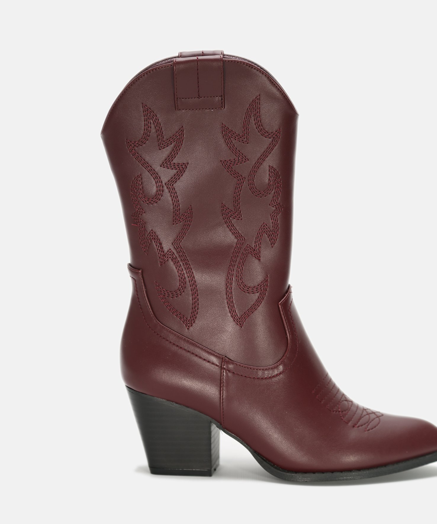 Botas cowboy media ca&ntilde;a tac&oacute;n image number null